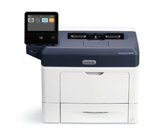 xerox versalink b400/n black and white laser printer, letter/legal, up to 47ppm, usb/ethernet, 550 sheet tray, 150 sheet multi purpose tray