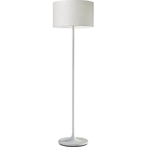 Oslo Matte White Metal Floor Lamp