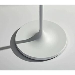 Oslo Matte White Metal Floor Lamp