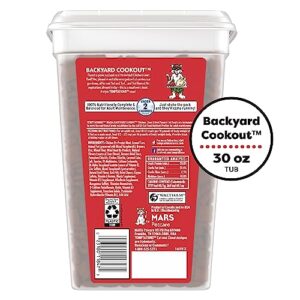 TEMPTATIONS MIXUPS Crunchy and Soft Cat Treats Backyard Cookout Flavor, 30 oz. Tub