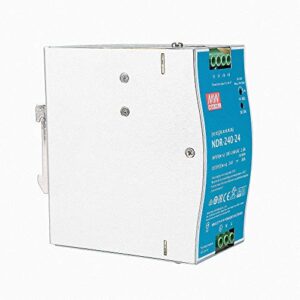 MEAN WELL NDR-240-24 240W 24VDC 10A AC/DC Industrial DIN Rail Power Supply Single Output for Industrial Applications (1)