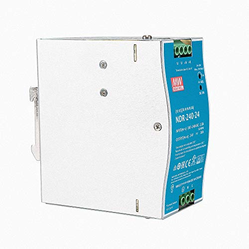 MEAN WELL NDR-240-24 240W 24VDC 10A AC/DC Industrial DIN Rail Power Supply Single Output for Industrial Applications (1)