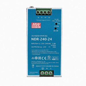 MEAN WELL NDR-240-24 240W 24VDC 10A AC/DC Industrial DIN Rail Power Supply Single Output for Industrial Applications (1)