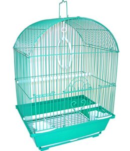 yml a1104grn round top style small parakeet cage, 11 x 9 x 16