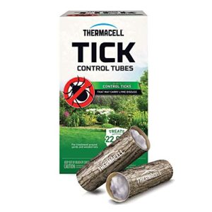 thermacell tick control tubes for yards; 24 tubes; protects 1 acre from ticks; no spray, no granules, no mess; environmentally friendly alternative to tick spray & tick repellent