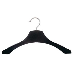 nahanco fnhdh4 17" flocked thinline display hanger 1" thick (pack of 12)