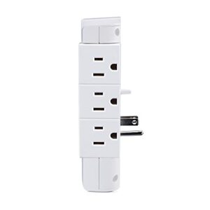 CyberPower CSP600WSURC2 Surge Protector, 1200J/125V, 6 Swivel Outlets, 2 USB Charging Ports, Wall Tap Design, White