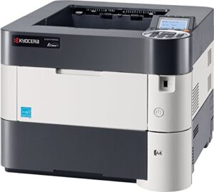 kyocera 1102t72us0 ecosys p3055dn black & white network printer, 5 line lcd screen with hard key control panel, up to fine 1200 dpi print resolution, wireless and wi-fi direct capability