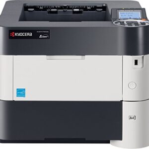 Kyocera 1102T72US0 ECOSYS P3055dn Black & White Network Printer, 5 Line LCD Screen with Hard Key Control Panel, Up to Fine 1200 DPI Print Resolution, Wireless and Wi-Fi Direct Capability