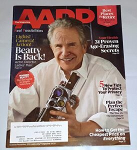 aarp magazine, single issue, october / november 2016