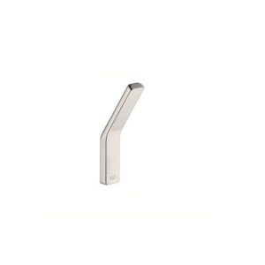axor hook premium 1-inch modern towel holder in brushed nickel, 42801820
