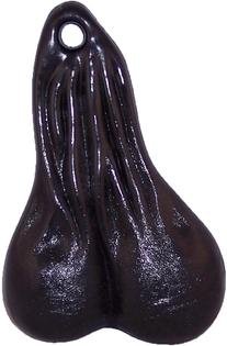 BULLS BALLS Big Boy Nuts, Solid Color-Black, 9.25" Tall Series, Made in USA