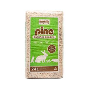PETSPICK Pine Small Pet Bedding, 24L
