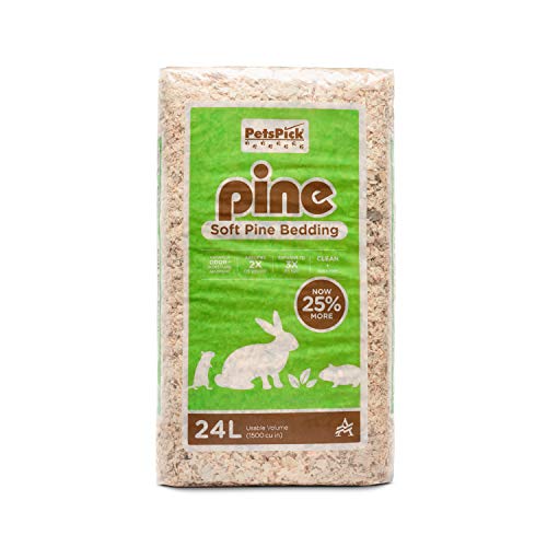 PETSPICK Pine Small Pet Bedding, 24L