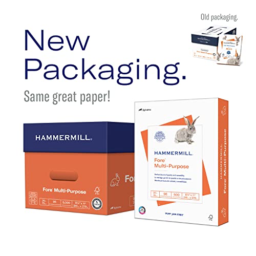 Hammermill Fore Multi-Purpose 24lb Copy Paper, 8.5 x 11, 32 Case Pallet, 10 Ream Case, 160,000 Sheets, Made in USA, 96 Bright, Acid Free, 103283P