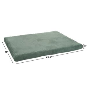 PETMAKER 3 inch Foam Pet Bed - 25.5 x 19 inches - Forest