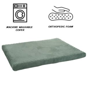 PETMAKER 3 inch Foam Pet Bed - 25.5 x 19 inches - Forest