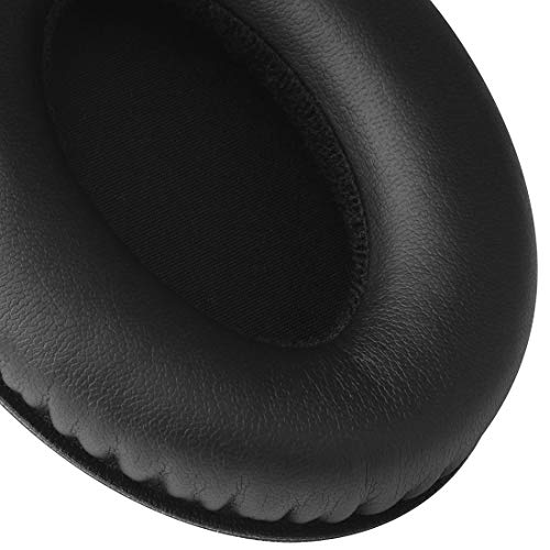 Geekria QuickFit Replacement Ear Pads for Sennheiser HD418, HD419, HD428, HD429, HD439, HD438, HD448, HD449 Headphones Ear Cushions, Headset Earpads, Ear Cups Cover Repair Parts (Black)