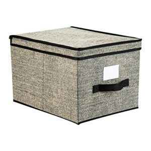 simplify large storage box in black