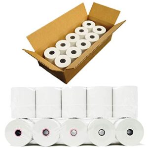 (10 rolls - 48 gsm) 3 1/8 x 230 thermal paper (80mm x 70m) premium tape for square pos system, register thermal receipt paper rolls for tm-t88iii, tm-t88iv, tm-t88v, tsp100, ct-s300, ct-s2000