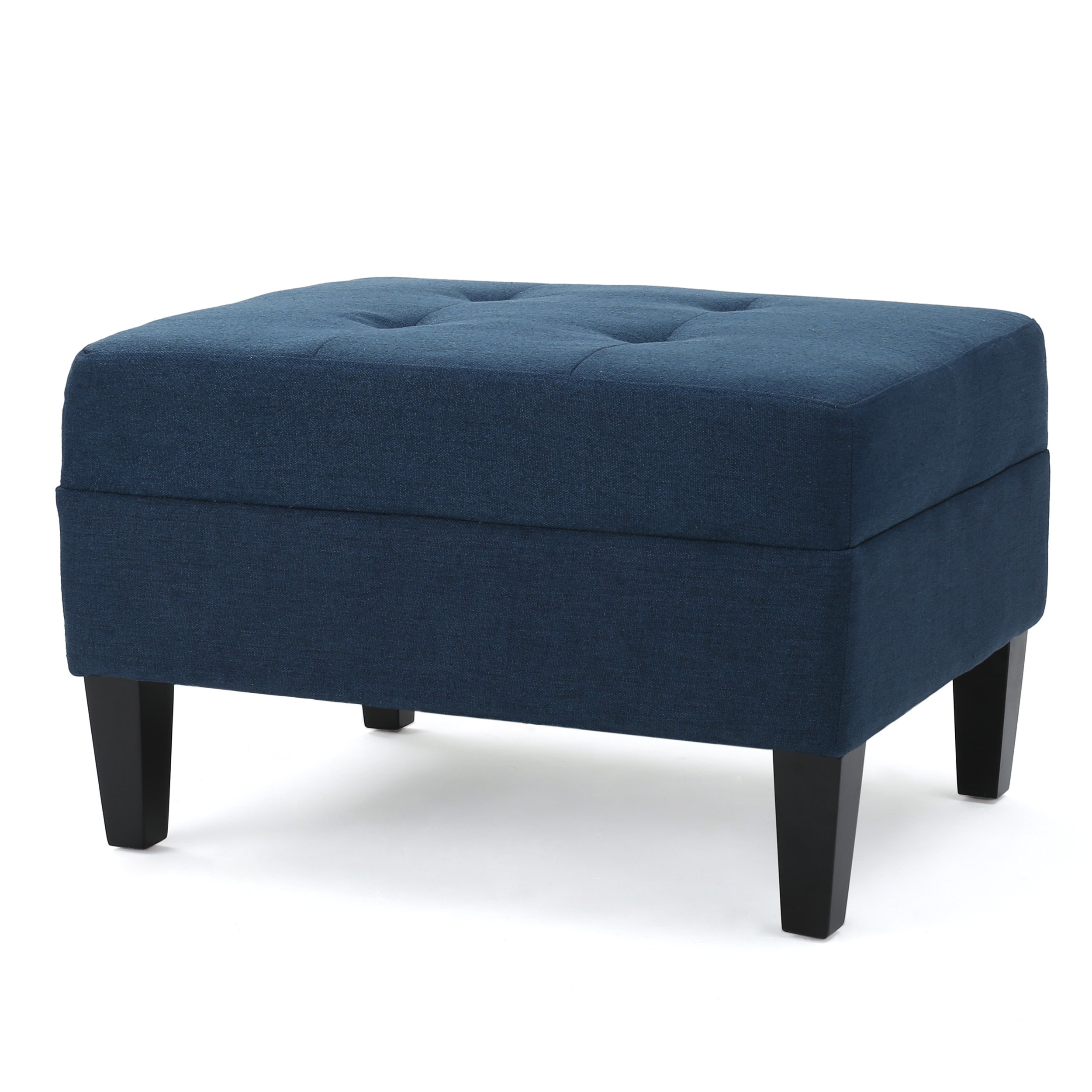 Christopher Knight Home Zahra Ottoman, Dark Blue