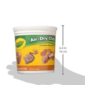 Crayola Air Dry Clay for Kids (5lbs), Reusable Bucket of Terra Cotta Clay for Sculpting, Bulk Arts and Crafts Supplies, Ages 3+