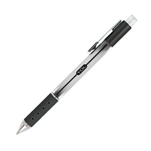 TUL Retractable Gel Pens, Bullet Point, 0.7 mm, Gray Barrel, Assorted Standard Ink Colors, Pack Of 8