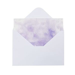 Blank Thank You Cards with Envelopes, Ombre Watercolor Designs (4x6 In, 48 Pack)