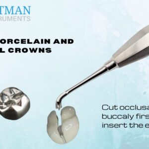 Dental Crown Splitter Crown Remover Crown Elevator Crown Spreader ARTMAN