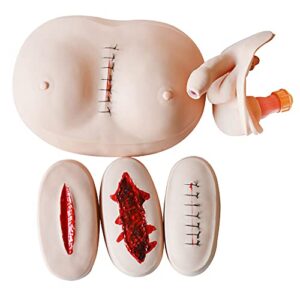 INTBUYING 2in1 Education Model Patient Care Manikin Advanced Multifunctional Training Dual Sex Mannequin, Patient Care Teaching Human Manikin(Man and Woman)