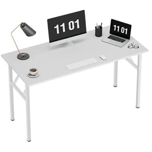 need 47 inches computer desk office desk folding table with bifma certification computer table workstation, white ac5dw-120