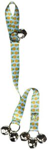 yellow dog design 26" long and 1" wide with 6 bells pineapples blue ding dog bell potty training system