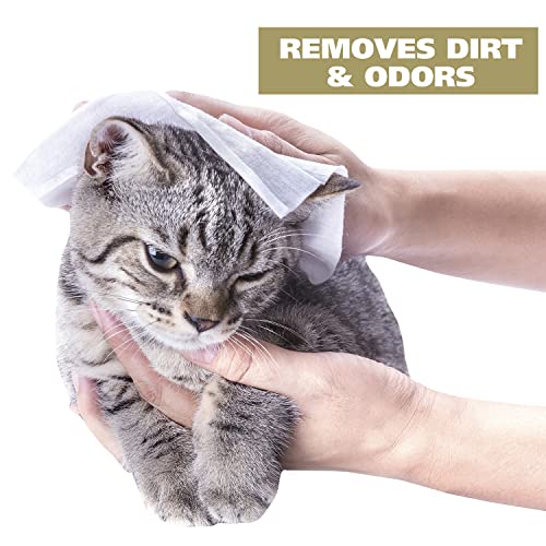 Wahl Cat Refresh Cleaning Wipes with Oatmeal Formula for Refreshing and Cleaning Dirty Cats - 50 Count - 820017-500