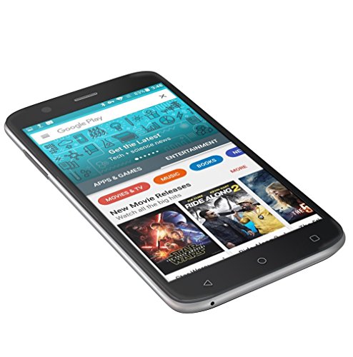 RCA Q1 4G LTE, 16GB, Unlocked Dual SIM Cell Phone, Android 6.0 - Black