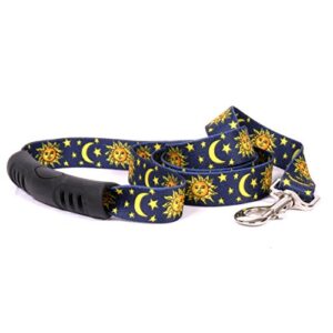yellow dog design suns ez-grip dog leash-with comfort handle-size large-1" wide and 5 feet (60") long