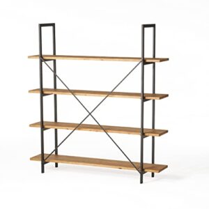 christopher knight home chelsea antique firwood and iron bookcase