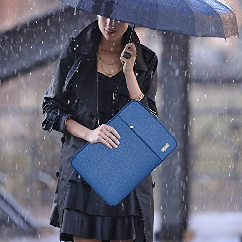 Egiant Laptop Sleeve,Water-Resistant Protective Cases Bag Compatible New 16 Inch MacBook, HP DELL Acer Asus 14 in Computer Notebook Carrying Cases Cover, Blue