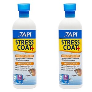 (2 Pack) API Stress Coat Fish and Tap Water Conditioner, 16-Ounce (Treats 946 Gallons) each