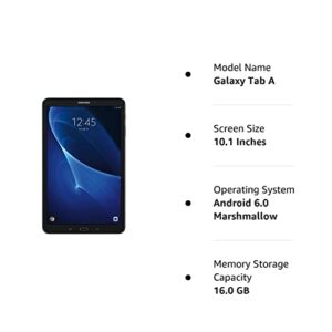 Samsung Galaxy Tab A 10.1in 16GB (Wi-Fi), Black (Renewed)