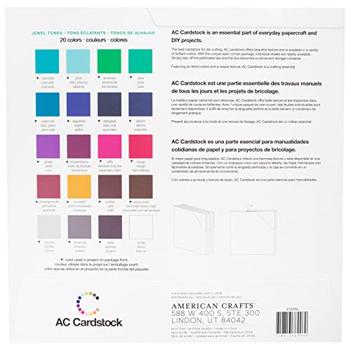 American Crafts- Cardstock (Jewel)