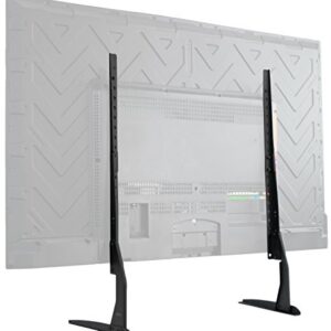 VIVO Universal Tabletop TV Stand for 22 to 65 inch LCD Flat Screens | VESA Mount with Hardware Included