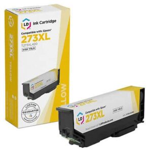 LD Products Remanufactured Ink Cartridge Replacements for Epson 273XL High Yield (1 Cyan, 1 Magenta, 1 Yellow, 3-Pack)