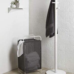 Umbra Cinch Laundry Hamper, Gray, White