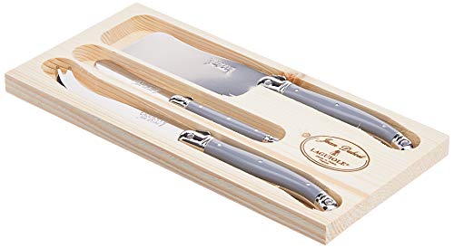 Jean Dubost 3 Piece Cheese Set, Gray