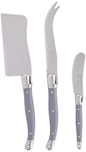 Jean Dubost 3 Piece Cheese Set, Gray