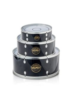 suck uk drum kit cookie tins | cake container drums | nesting food storage containers | stackable cake boxes & kitchen accessories | drummer gifts & gifts for music lovers | rocker cake storage tins