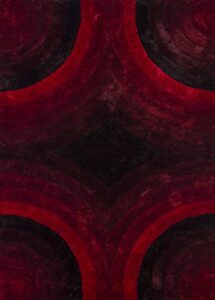 united weavers of america finesse astral 1'10" x 3' rug, red