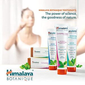 Himalaya Botanique Complete Care Whitening Toothpaste, Simply Mint, for a Clean Mouth, Whiter Teeth and Fresh Breath, 5.29 oz, 4 Pack