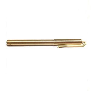 ekloen solid brass pen, edc pocket pen signature pen pocket pen with clip