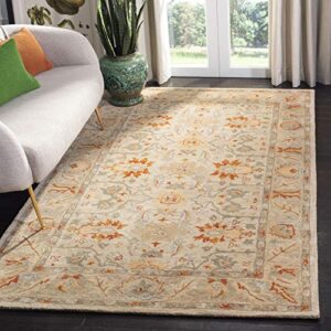 safavieh antiquity collection 4' x 6' beige / multi at63a handmade traditional oriental premium wool area rug